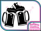 Alcohol Beer Cocktail Bar C Vinyl Sticker Car Van Truck Bike Wall Window Decal