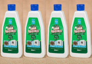 clearing drains with soda crystals