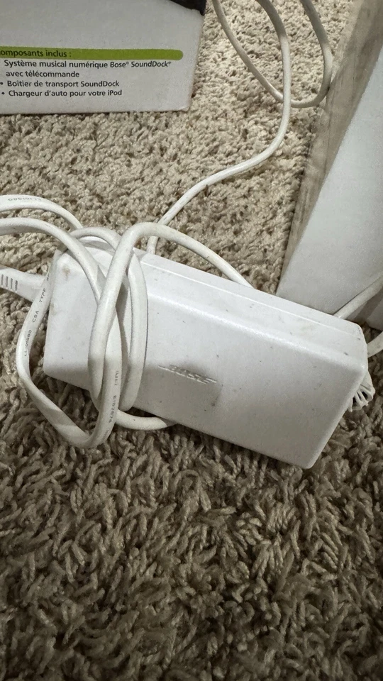 BOSE SoundDock Series 1 Digital Music SYSTEM Travel CASE Original Box Charger - Image 4 of 4