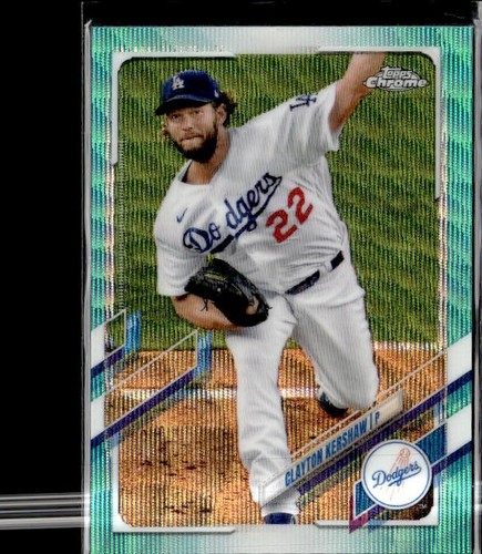 Clayton Kershaw #147 Baseball Topps Green #/199 SN Los Angeles Dodgers