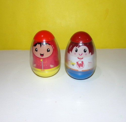 Playskool Hasbro Weebles 2009 #2 Boy with Car - #Frog in the Pocket Boy Figures