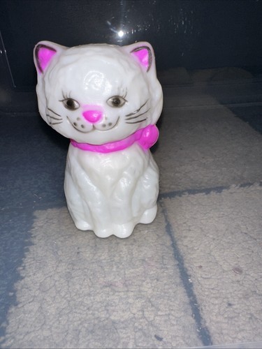 Vintage Celluloid Plastic Kitten Salt & Pepper Shakers Japan Make Noise With Box - Picture 8 of 13