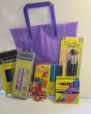 Children's Art Kit. Lots of Supplied. With Bag. New.