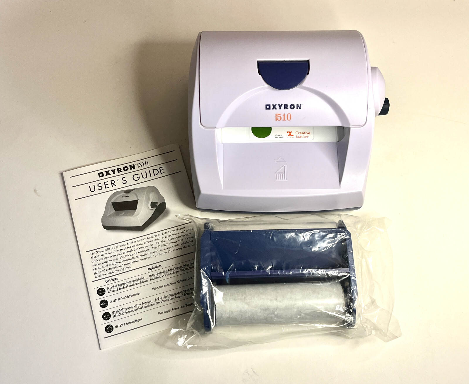 XYRON 510 All-in-One Sticker Laminator Label and Magnet Maker with Refill Cartridge-image