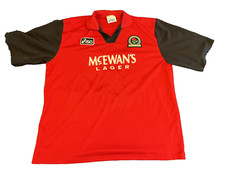 Vintage Blackburn Rovers 1995/96 Away Football Shirt Asics Sz XXL Original Rare