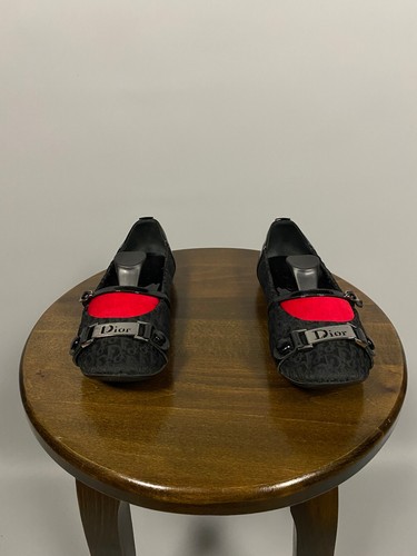Seltene Christian Dior Black Monogram Ballerinas Größe EU 36 UK 3,5 US 5,5 - Bild 3 von 11