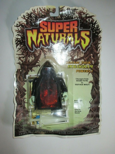 1986 TONKA SUPERNATURALS GHOSTLING FIGURE MOC WEIRD WOLF SEALED HTF TEEN TO WOLF | eBay