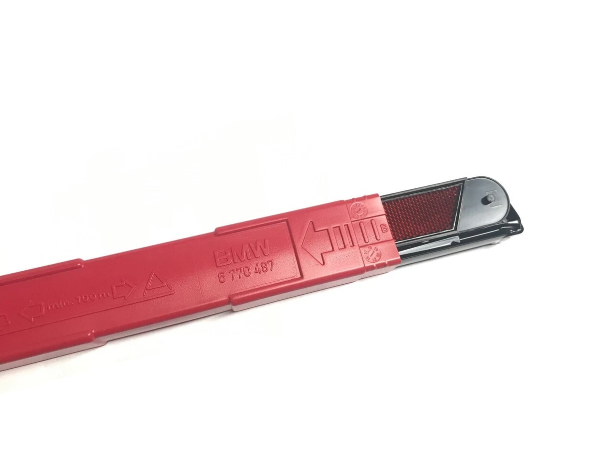 BMW Genuine EMERGENCY SAFETY WARNING TRIANGLE with CASE 
