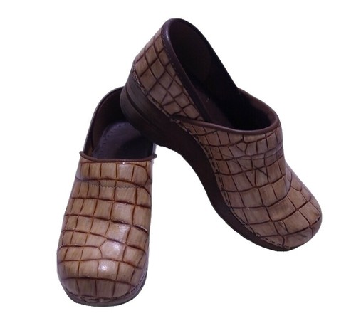 Sanita Karl Danish Clogs Antique Brown 450250 Leather Comfort Shoes NIB EU 48 Sanita Karl Danish Clogs in Antique Brown 450250 – World of  main image 4