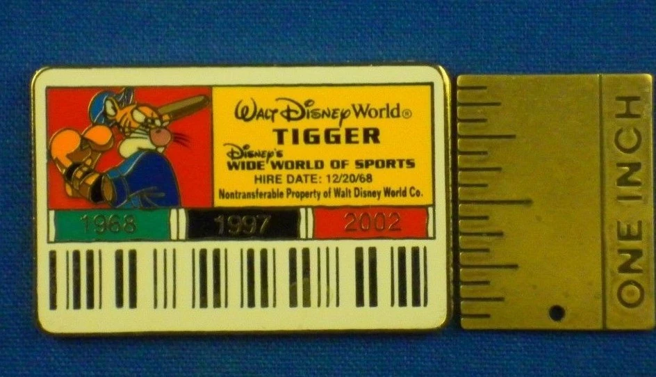 Tigger Walt Disney World Cast ID Wide World of Sports LE 3500 Pin # 11753 - Image 2 of 4