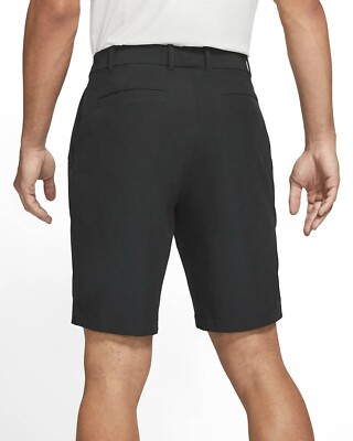 Nike Mens Dri-Fit Golf Shorts in Black/White, Different