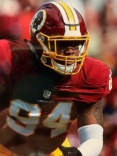 Preston Smith Signed Washington Redskins 8x10 Photo JSA - Picture 3 of 5