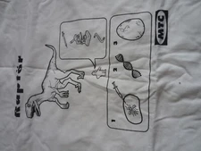 Film Tv memorabilia TEE Bundle Wearable m MEDIUM ZBOX RAPTOR WHITE MTC