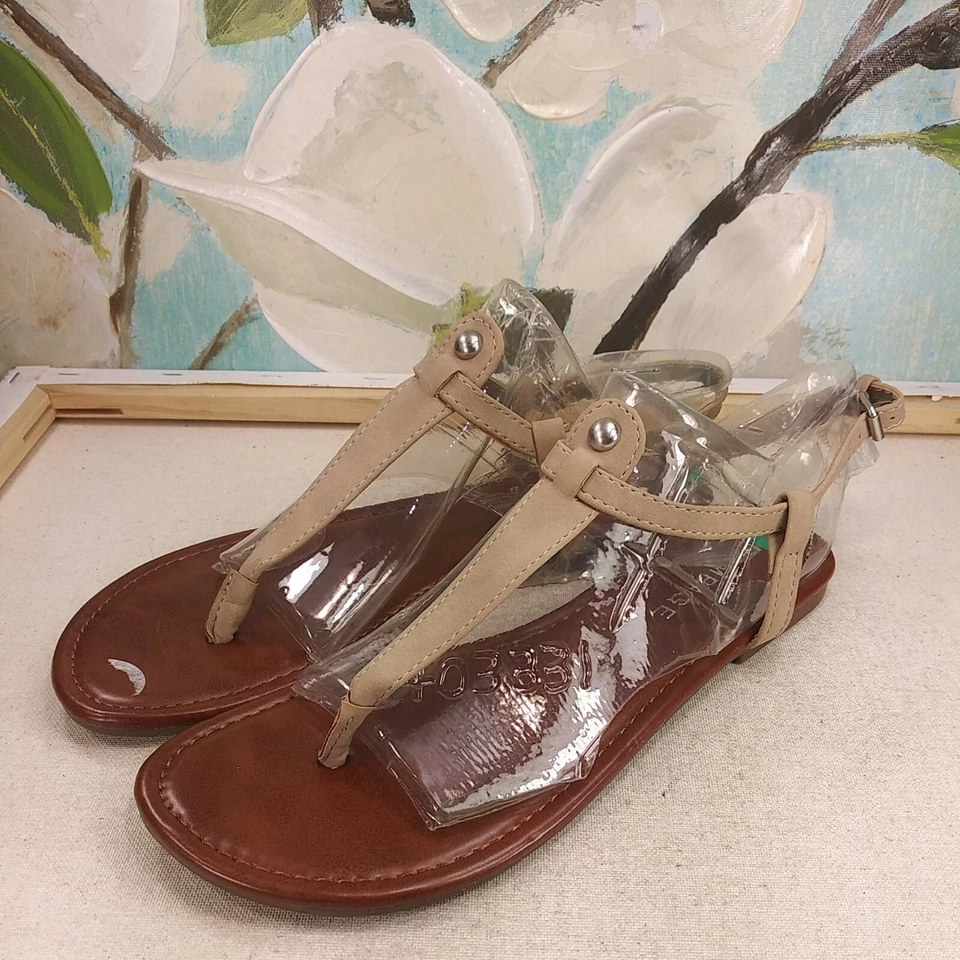 Zapatos para mujer Rampage sandalias color topo chanclas talla 8 SKU#08338 Foto 3 de 4