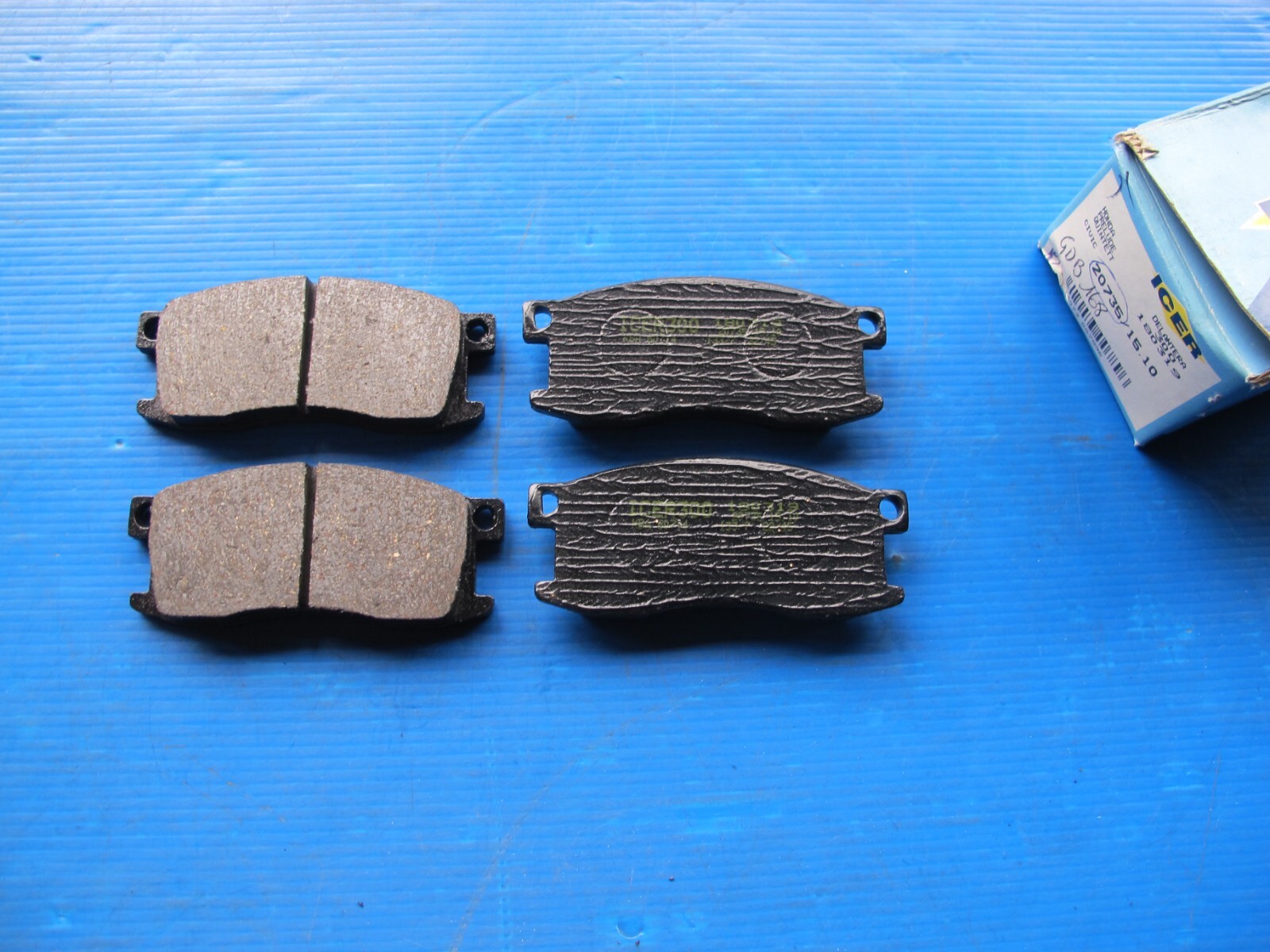 Plaquettes de freins avant Icer Honda Civic CRX Prelude Quintet