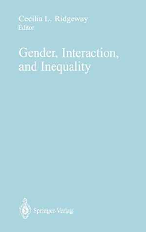 Gender, Interaction, and - Hardcover, by Ridgeway Cecilia L