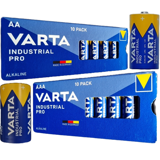 Thumbnail - Varta Industrial Pro Batterien | Aaa | Aa | Baby C | Mono D | Mhd 2033