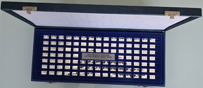 MDS FRANKLIN MINT THE MEDALLIC REGISTER OF THE WORLD'S GREAT SHIPS, 100 X SILVER
