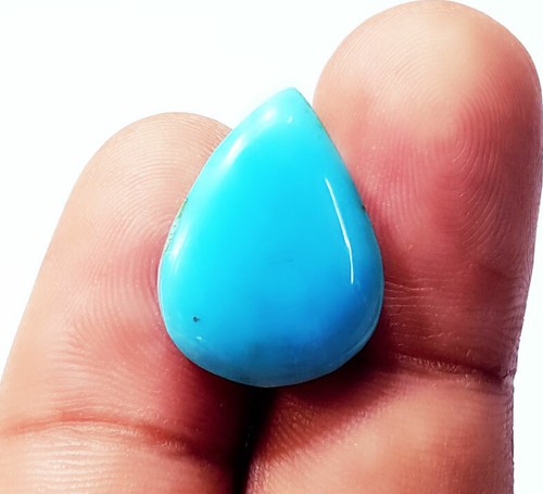 Gemas opacas certificadas sin calefacción azul turquesa natural piedras preciosas sueltas de 12,80 quilates - Imagen 2 de 7