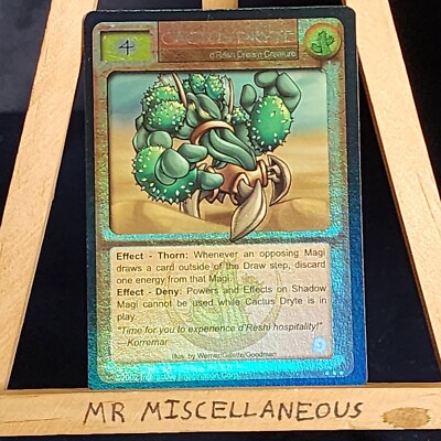 Magi Nation Duel - CACTUS DRYTE - d'Resh Dream Creature - Voice the Storms Foil | eBay Magi Nation Duel - CACTUS DRYTE - d'Resh Dream Creature - Voice the Storms Foil | eBay