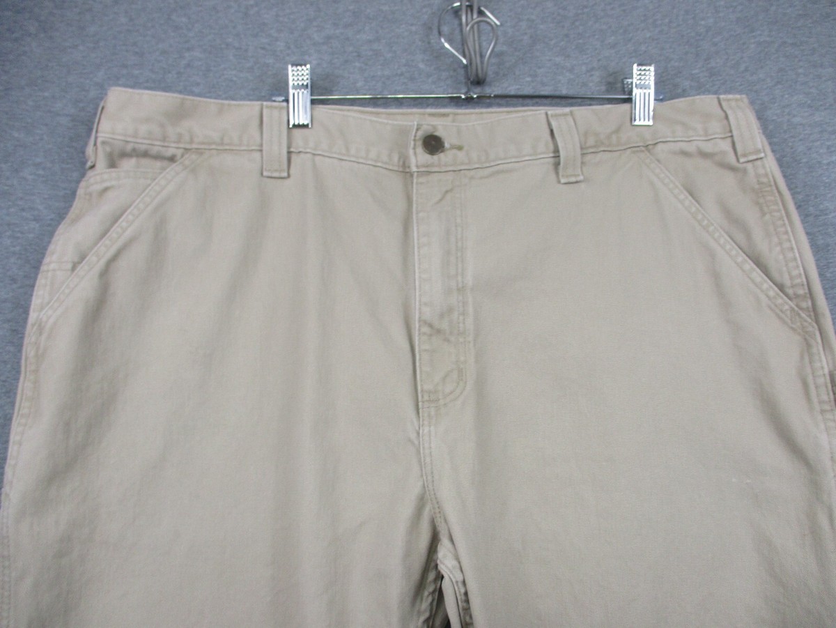 Carhartt Carpenter Pants 40x30 Mens Khaki Relaxed Fit Work