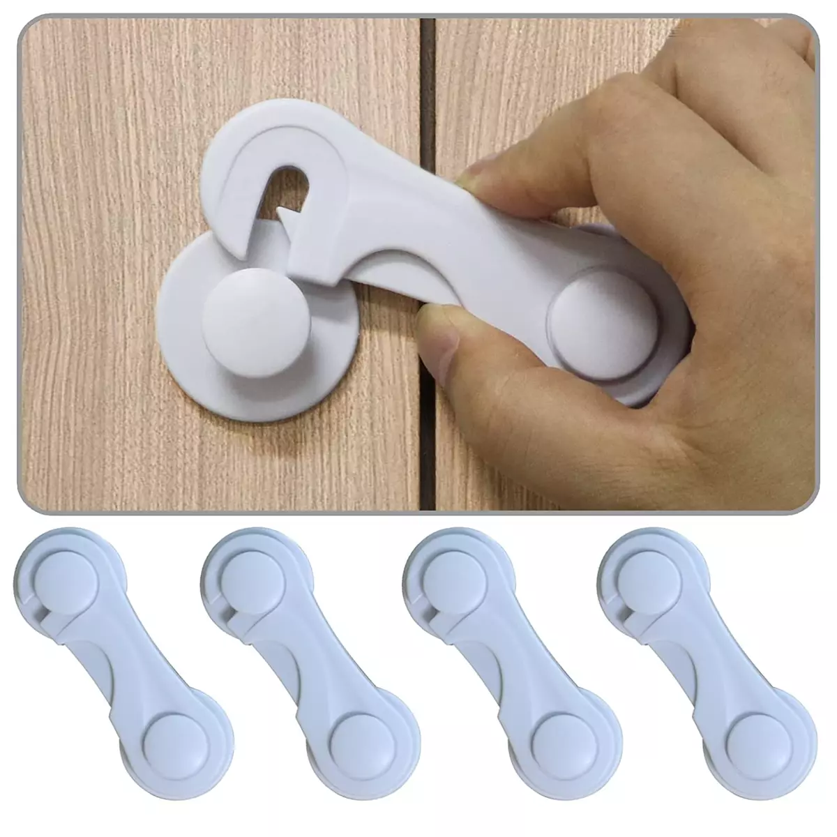 Cabinet Safety Door Proof Child Baby Locks Lock Drawer Fridge Cupboard  Latches