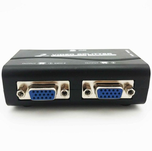 Hochauflösende 1 zu 2 Monitor Switch VGA Video Splitter Converter Adapter - Afbeelding 11 van 11