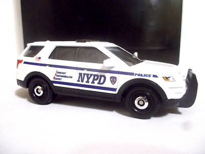 Matchbox 2016 Ford Interceptor Utility NYPD 1/64 Diecast Loose