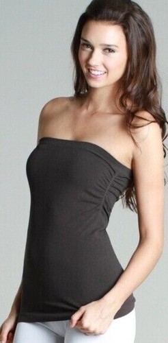 Nikibiki Tube Top Shirring Ruched Seamless Choose the Color Made in USA One Size - Picture 20 of 21