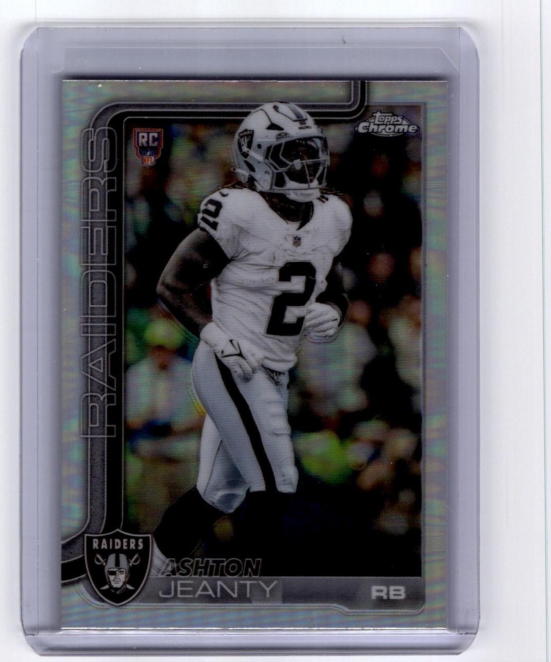 2025 Topps Chrome #322 Ashton Jeanty Refractor