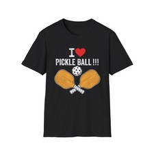 Women's  I Love Pickle Ball  Graphic Tee