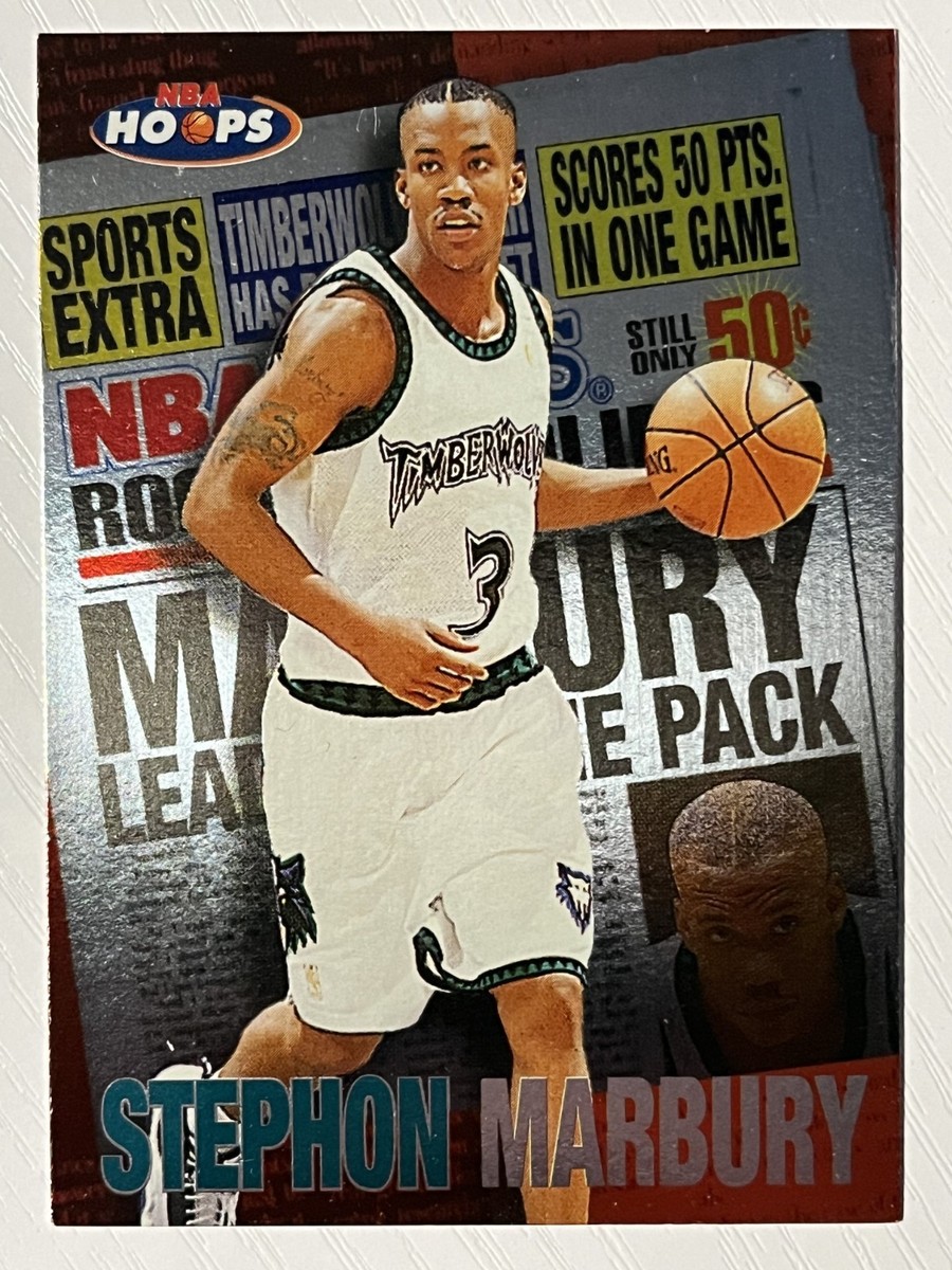 Stephon Marbury 1997-98 NBA Hoops Rookie Headliners #5 Minnesota