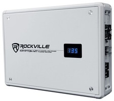 Rockville KRYPTON MT1 1600w 2 Channel Marine/Boat Amplifier w Volt Meter