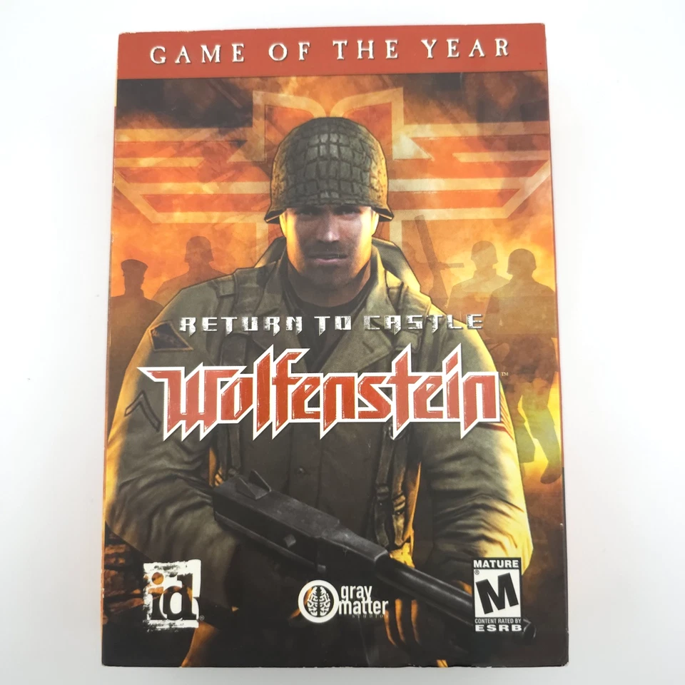 Return to Castle Wolfenstein: Game of the Year, 2002, Small Box, New & Sealed - Image 2 of 4