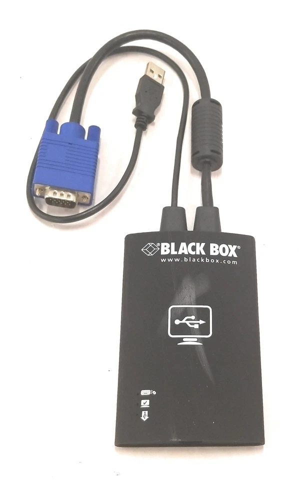 New Black Box USB Laptop Console Crash Cart Adapter KVT100A PC Remote Desktop - Image 3 of 4