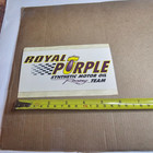 VINTAGE 6" ROYAL PURPLE SYNTHETIC MOTOR OIL RACING TEAM STICKER AUTOMOTIVE RACE — photo 7