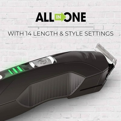 Remington All-in-One Grooming Kit Lithium Powered 8 Piece Set PG6025 Black New