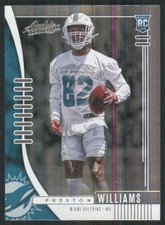 2019 Absolute #170 Preston Williams RC Miami Dolphins 204