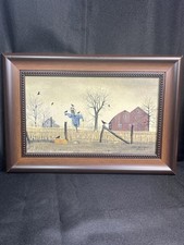 Framed  wall art by artist Billy Jacobs “After the Harvest
