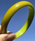 Bakelite two tone Green bracelet  Vintage Jewelry TESTED