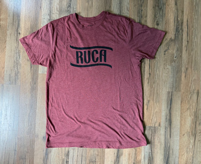 RVCA MENS, MEDIUM T SHIRT, Red.