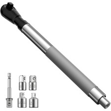 3/8" Offset Extension Wrench, Impact Ratchet Extender for Electric Drill