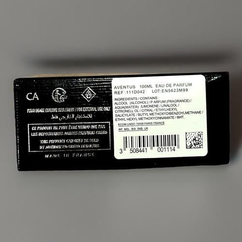 Creed Aventus 100 ml/3,3 oz auténtico en caja 2019 lote Colonia - Imagen 6 de 6