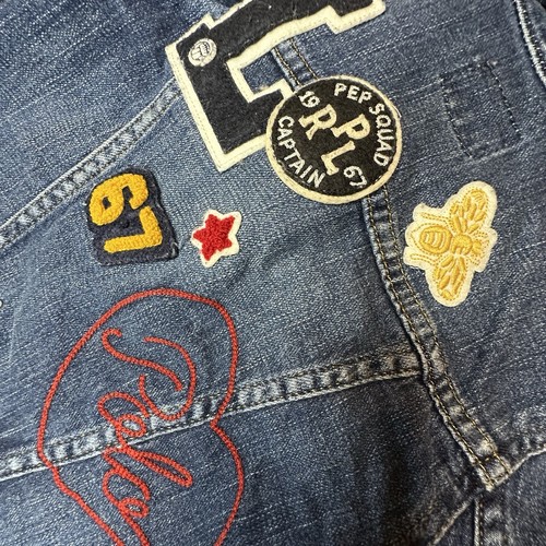 Polo Ralph Lauren Embroidered Denim Jacket Girls Size 4 2019 - Picture 7 of 14