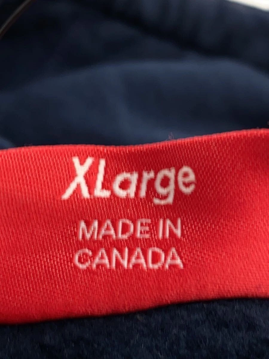 Felpa Supreme con cappuccio XL cotone navy usata