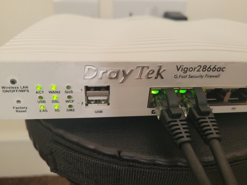 DrayTek Vigor 2866ac G.fast/DSL i router Ethernet - biały