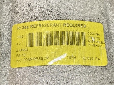 1S7H19D629EA klimakompressor FORD MONDEO BERLINA GE 2.0 TDCI CAT 2000 106560