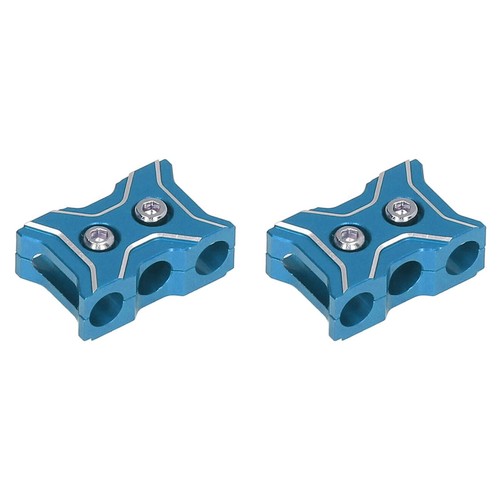 (Blau) 2Pcs RC Car Cable Manager Exquisite Aluminiumlegierung Leichtes Gewic URS - Afbeelding 9 van 23