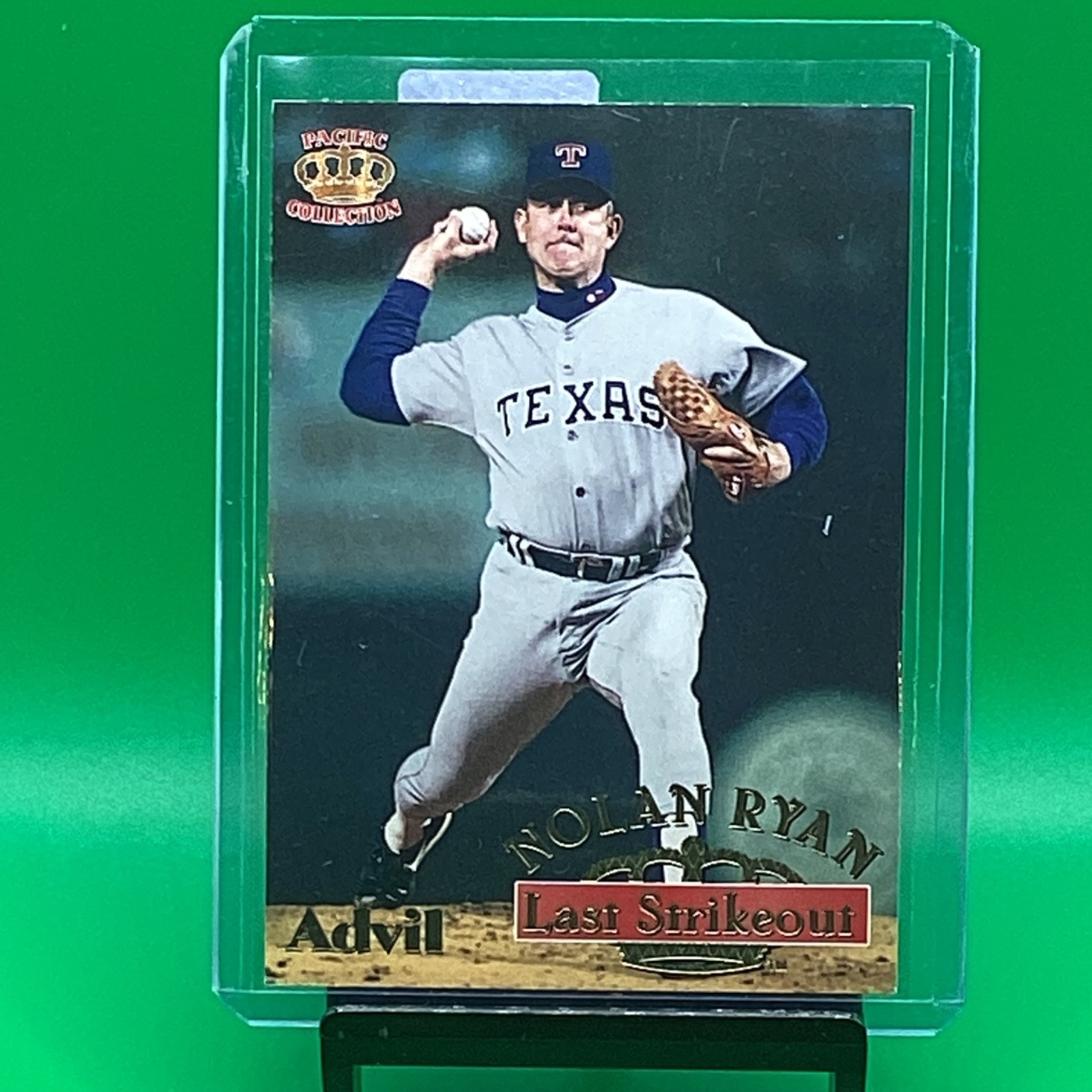 1996 Pacific Nolan Ryan Advil Card