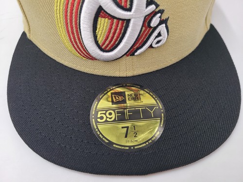 Cappello Berretto Baltimore Orioles 60° Anniversario Patch Nuova Era 59Fifty Fitted 7 1/2 - Foto 4 di 12